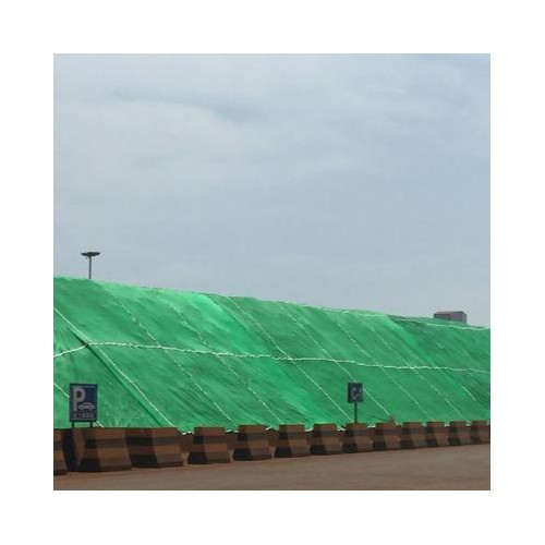 遮阳盖土网 普通绿色网 防护聚乙烯1.5/3/6针盖土