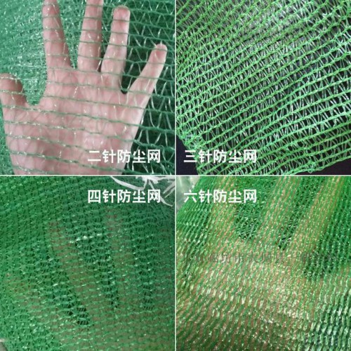 两针盖土网 普通绿色网 防护聚乙烯1.5/3/6针盖土网