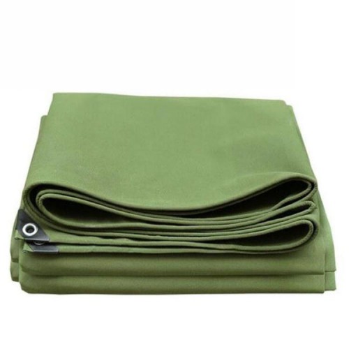 广益-防雨布-加厚防水有机硅帆布-军绿色耐磨耐晒帐篷布