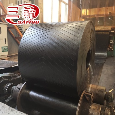 工业运输皮带橡胶输送带尼龙环形输送带爬坡输送带耐高温输送