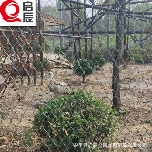 不锈钢绳网 鹦鹉 飞禽类鸟笼网 卡扣编织鸟笼绳网