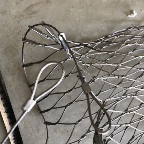 不锈钢钢丝绳网动物笼舍围网动物园围网围栏鸟围网卡扣绳网厂