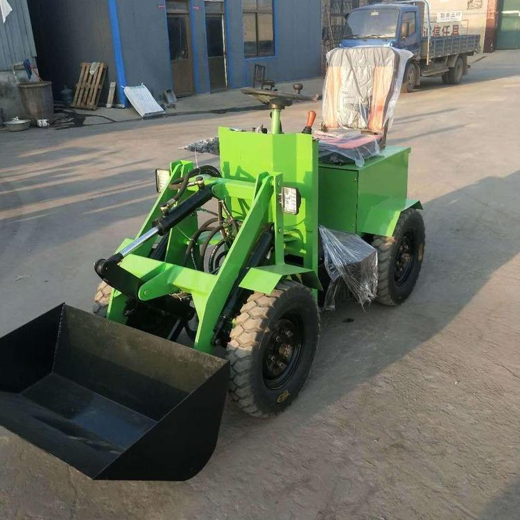 ZP/智攀生产 工地环保电动小铲车轮式农用 农用装载机