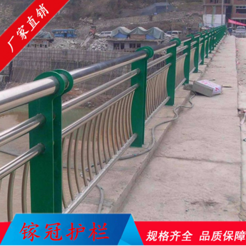 不锈钢钢丝绳河道景观护栏不锈钢复合管栏杆