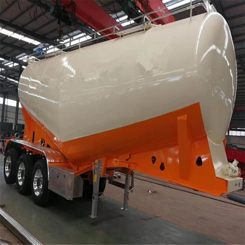 山东生产38立方散装水泥罐车 8米9米半挂后翻自卸车
