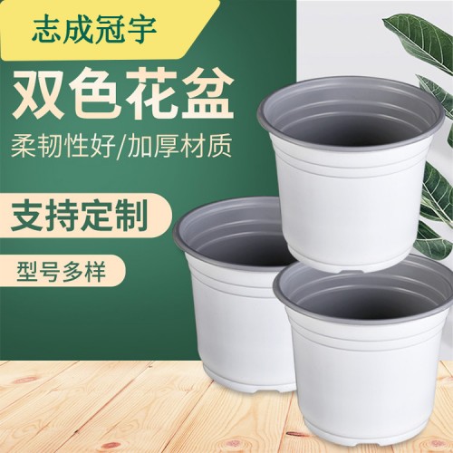 绿植园艺盆软吸塑pp育