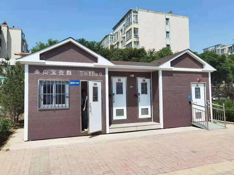 塑料袋打包景区移动厕所