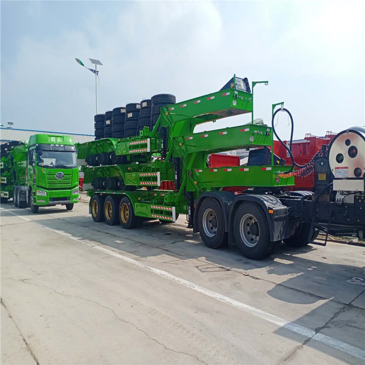 集装箱半挂车厂家骨架半挂车出口车型多样可以选择