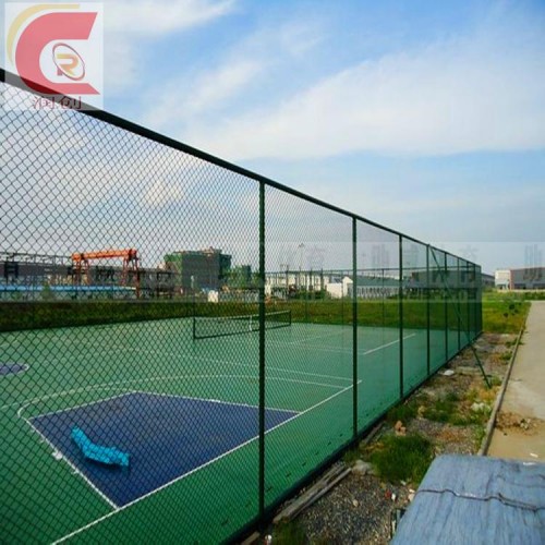球场隔离栏菱形勾花网篮球场围栏网户外学校操场