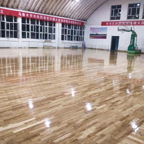 沈阳东奥厂家直销体育木地板 运动木地板 篮球木地板