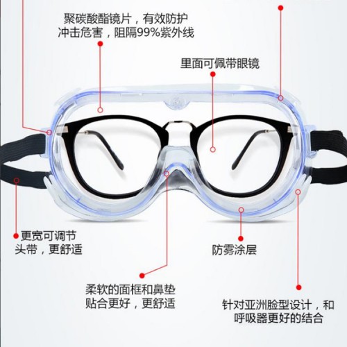 医用护目镜 医用隔离眼罩厂家 医用防护眼罩