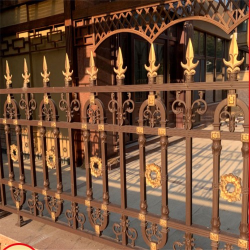 扬州庭院铝艺护栏别墅铝合金栏杆美观牢固别墅围栏护栏可批发定制