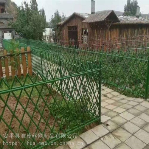 竹节护栏 庭院生态仿竹篱笆 小区花园绿化围栏
