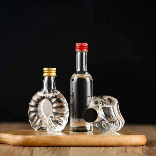 玻璃酒瓶空瓶一两白酒瓶密封透明玻璃瓶