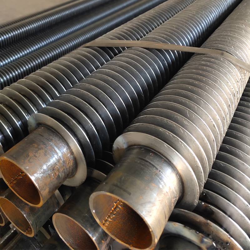 工业蒸汽无缝管散热器 钢制高频焊翅片管