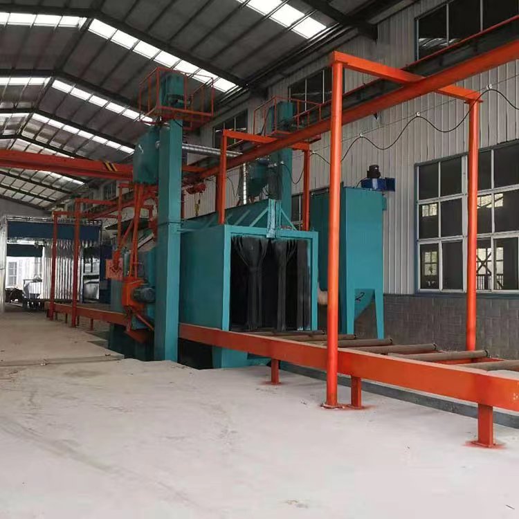 玉廷机械 供应通过式抛丸机 钢板防锈预处理生产线