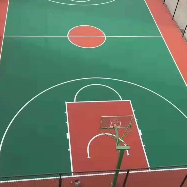 硅PU篮球场 篮球场地