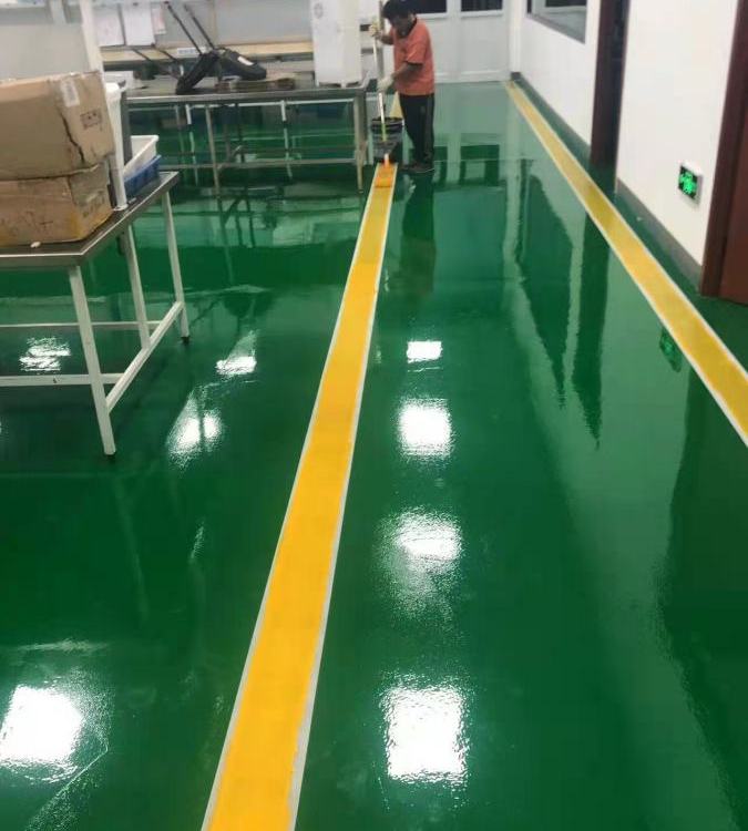豪玉体育 树脂地坪 耐磨防滑 无尘净化车间厂房