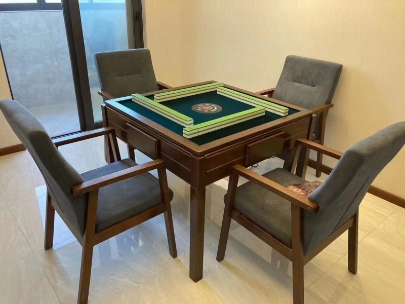 橡胶木五件套宣和麻将机
