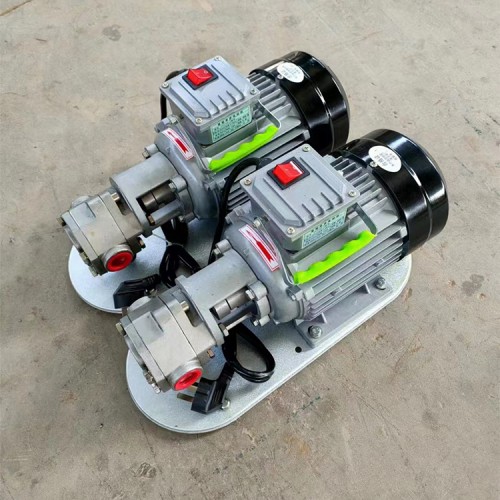 手提式齿轮泵 便携式电动油泵 铸铁手提泵