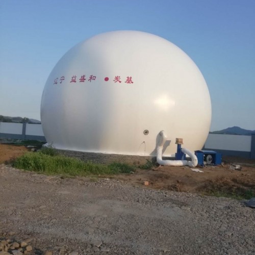 青岛海越膜结构 山东双膜气柜生产厂家 双膜储气柜 规格多样