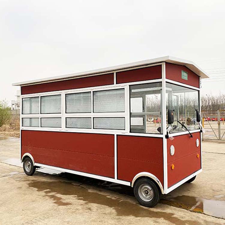电动小吃车流动摊位摆摊车移动餐车摆摊寿司汉堡美食车