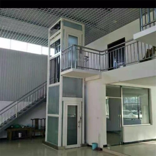 泓胜专业 室外观景电梯 小型中式高端别墅家用标准型液压电梯