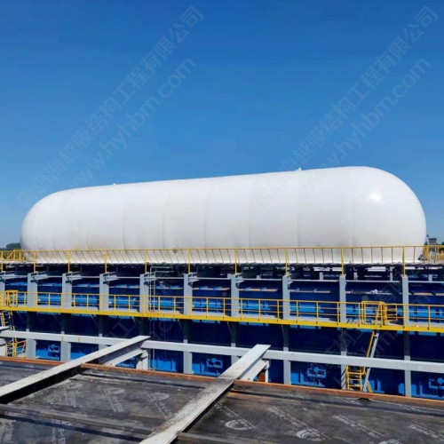 海越柔性沼气气柜 独立双膜储气柜生产厂家 承接沼气工程